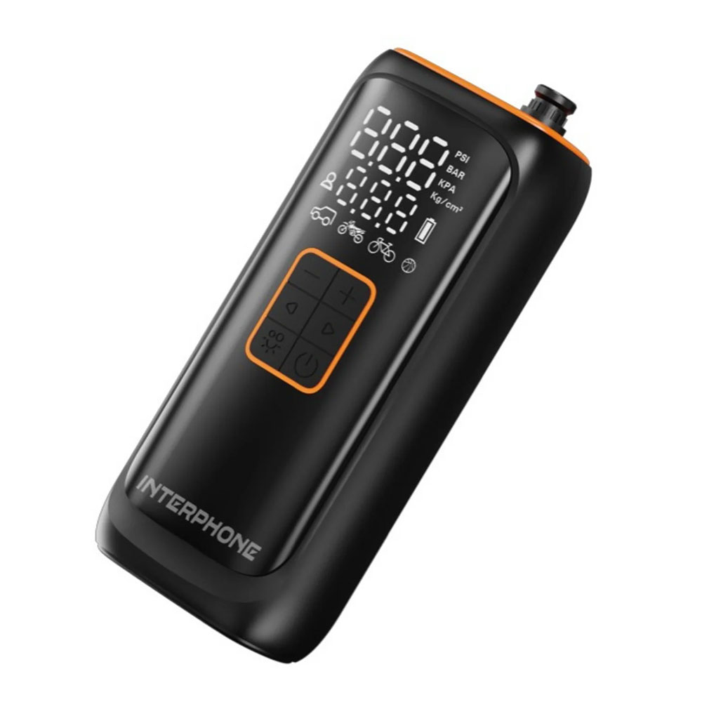 Baterijski mini kompresor za gume 4000 maH INTERPHONE