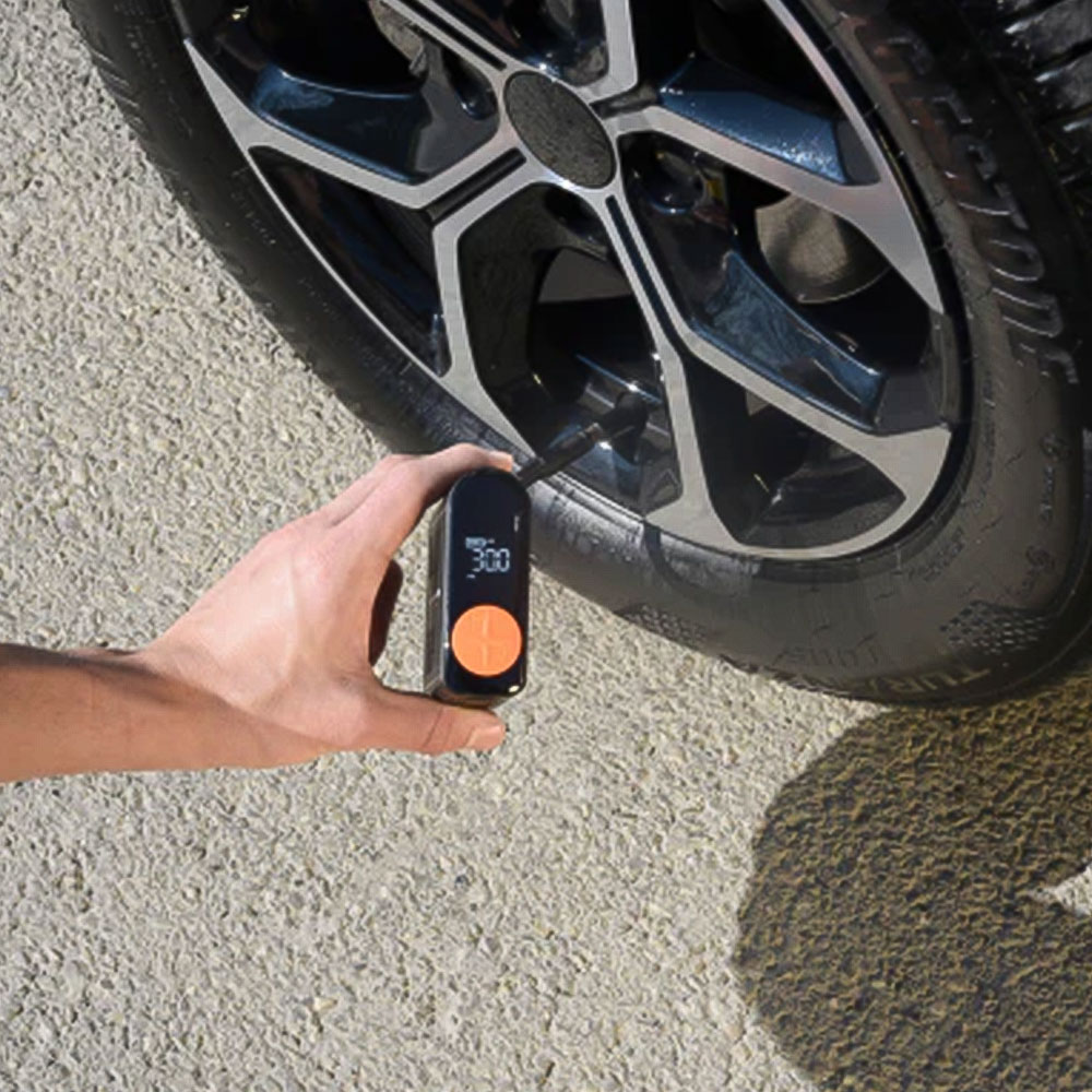 Baterijski mini kompresor za gume 3000maH INTERPHONE