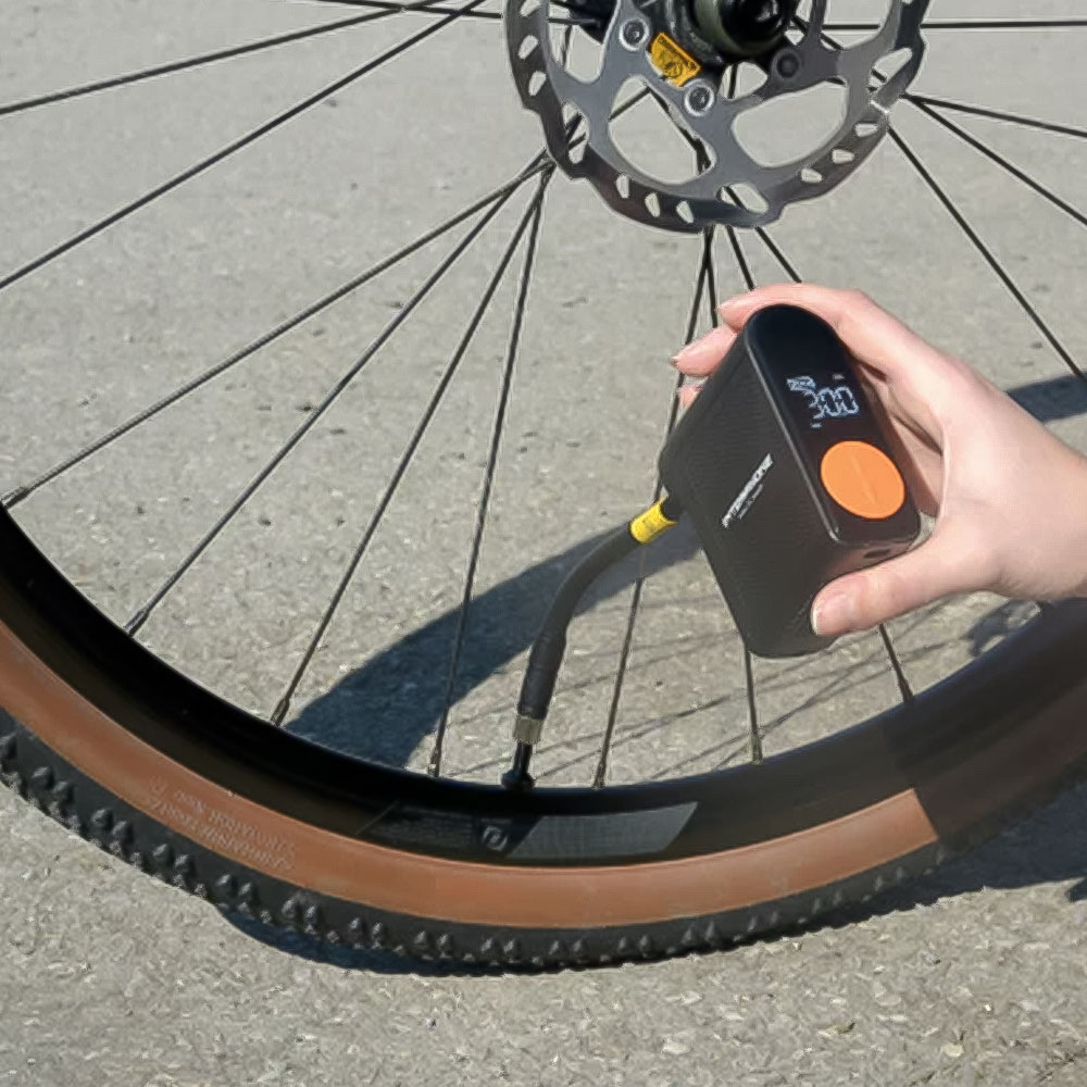 Baterijski mini kompresor za gume 3000maH INTERPHONE