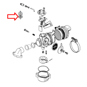 Filter goriva izlaz 7mm pravougani  L64mm