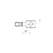 Holender TRW MV10KA1(fi 10,2mm ravni,kocka L30)