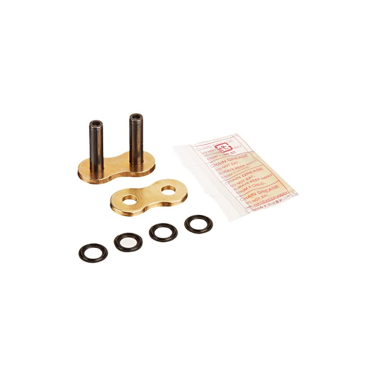 Spojnica lanca DID 525ZVMX X-Ring na nitovanje zlatna