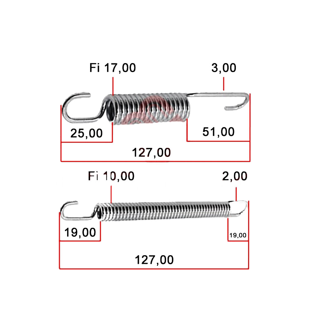 Opruga nogara L127 fi17