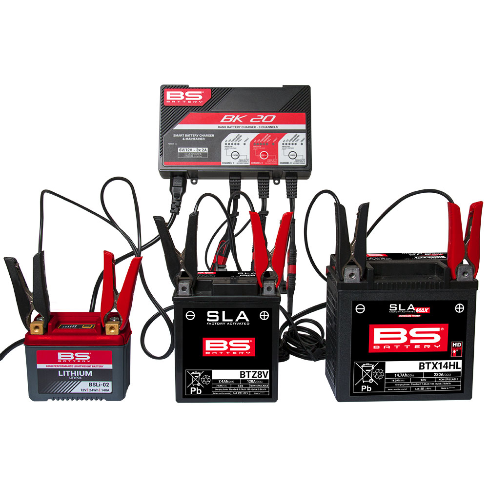 Punjač akumulatora pametni tri izlaza 6V/12V/12.8V 2A BS