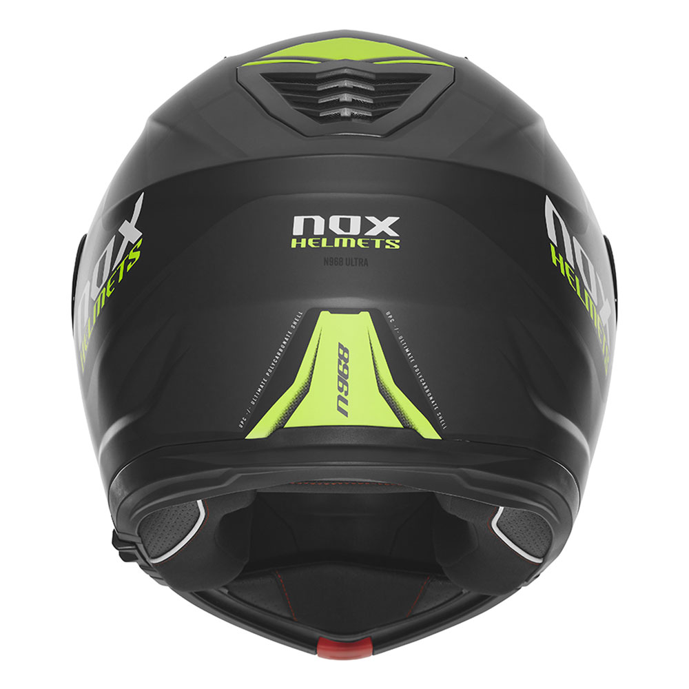 Kaciga NOX Flip Up N968 ULTRA sa naočarima mat crno žuta 2XL