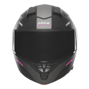 Kaciga NOX Flip Up N968 ULTRA sa naočarima mat crno roza S