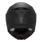 Kaciga NOX Flip Up N967 SYNCHRO sa naočarima mat crno crvena