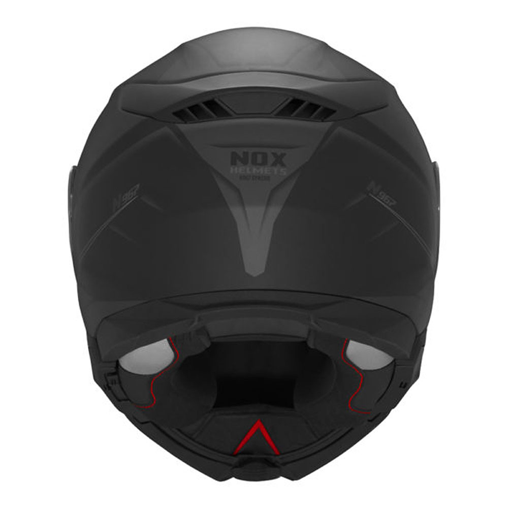 Kaciga NOX Flip Up N967 SYNCHRO sa naočarima mat crno titanium