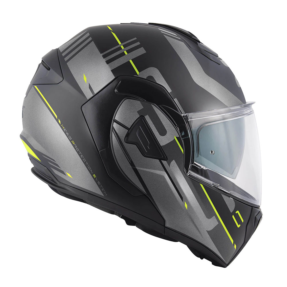 Kaciga GIVI Flip Up X30 PULSAR titanium žuta XL