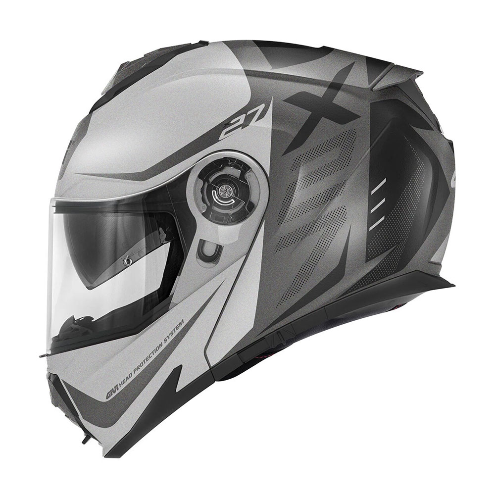 Kaciga GIVI Flip Up X27 DIMENSION crno titanium srebrna M