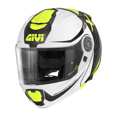 Kaciga GIVI Flip Up X27 DIMENSION crno belo žuta L