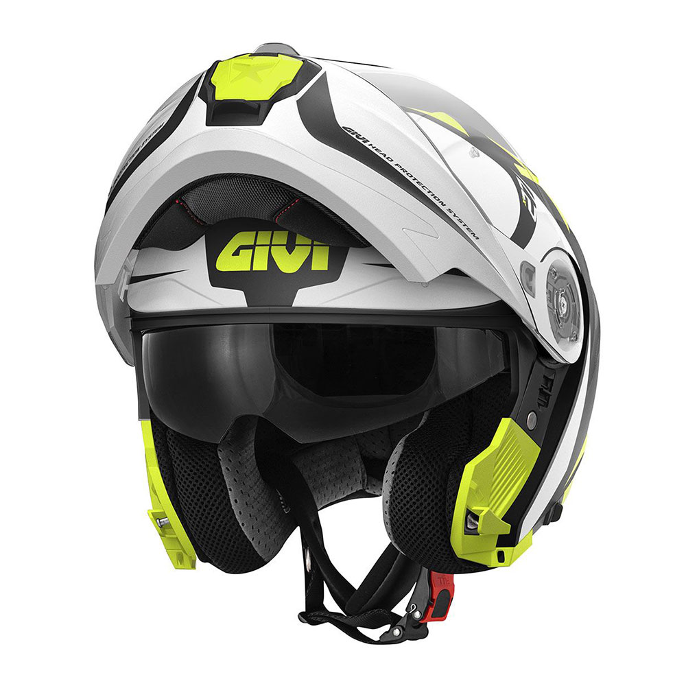 Kaciga GIVI Flip Up X27 DIMENSION crno belo žuta L