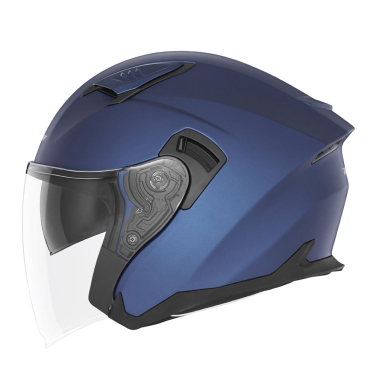 Kaciga NOX Jet N130 mat plava metalik L