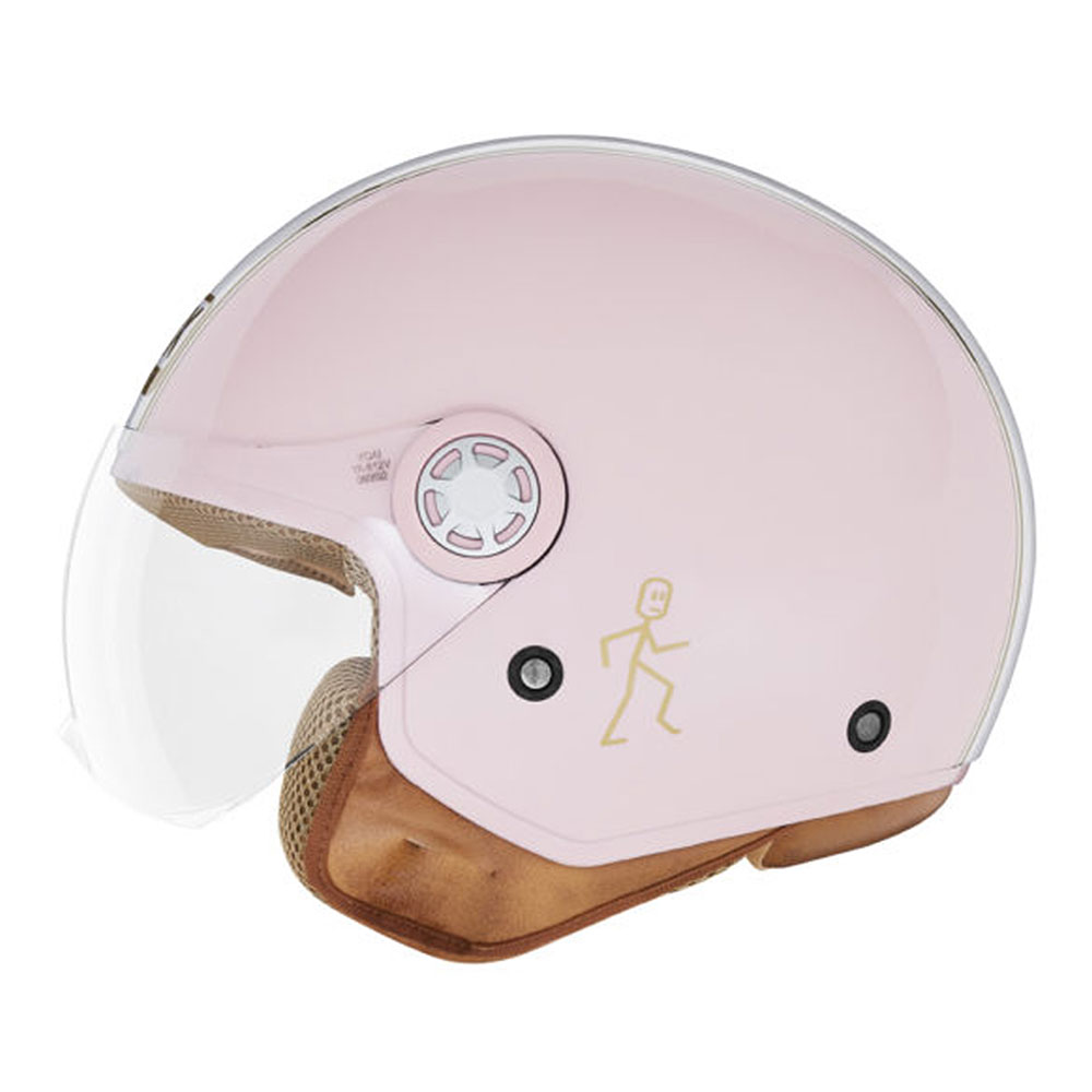 Kaciga NOX Jet 210 pastelno roza L
