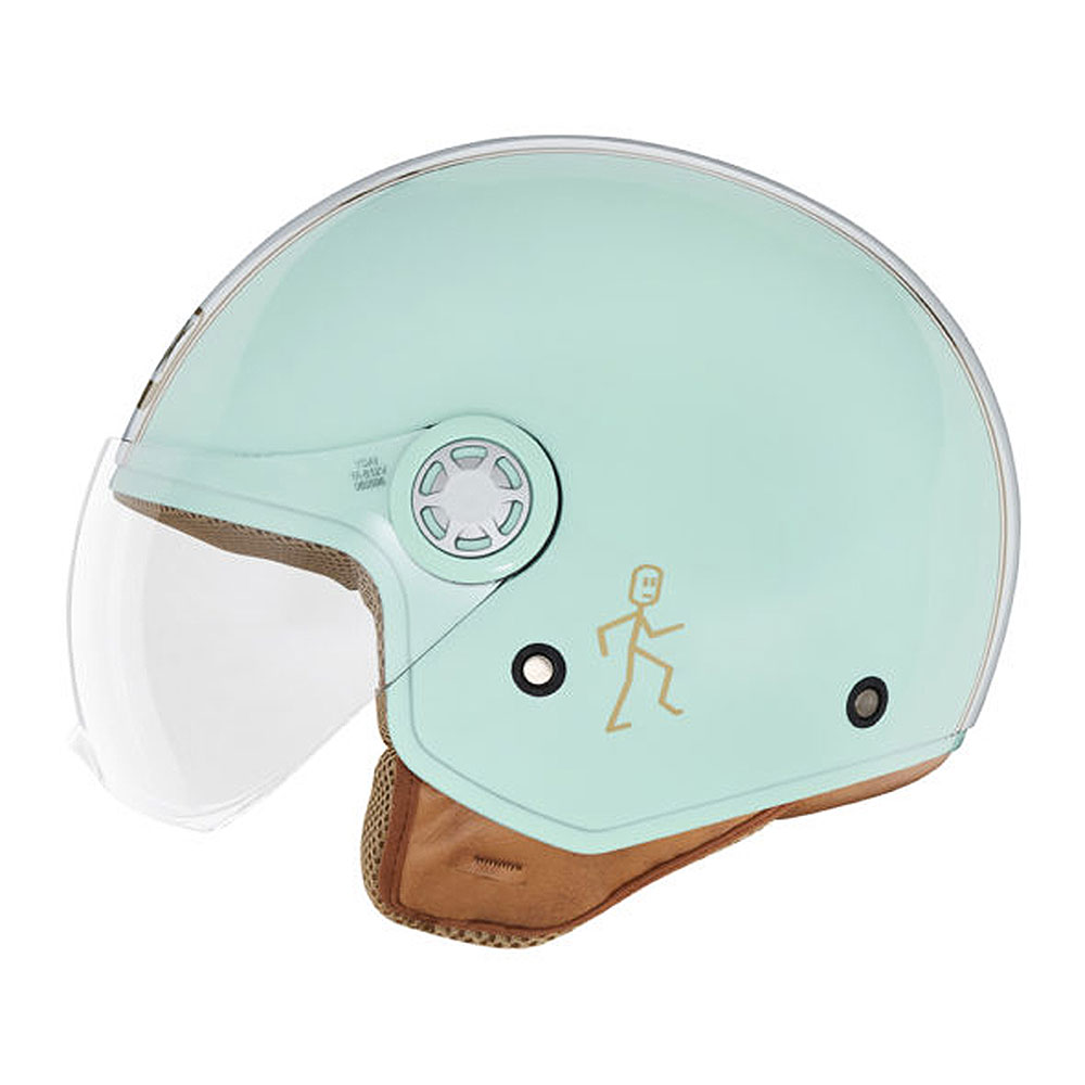 Kaciga NOX Jet 210 pastelno zelena