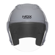Kaciga NOX Jet N220 nardo siva
