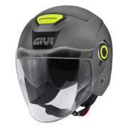 Kaciga jet GIVI 12.5B BASIC siva XL