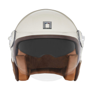 Kaciga NOX HERITAGE PREMIUM krem sa braon kožom XL