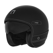 Kaciga NOX HERITAGE PREMIUM crna sa crnom kožom
