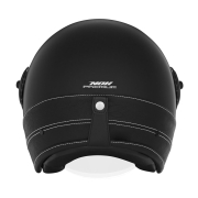 Kaciga NOX HERITAGE PREMIUM crna sa crnom kožom L