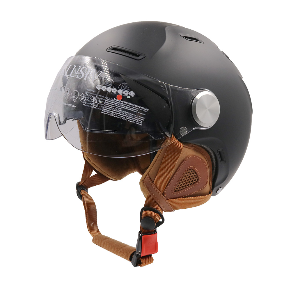 Kaciga za trotinet NOX Jet E-BIKE 2 mat crna L