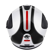 Kaciga jet Kappa KV35 DEXTER belo crno crvena XL
