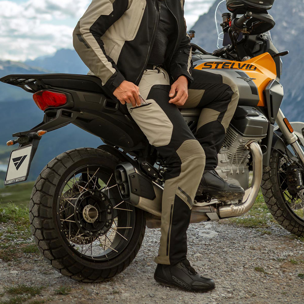 Pantalone KHAO AIR II crno braon XXL MODEKA