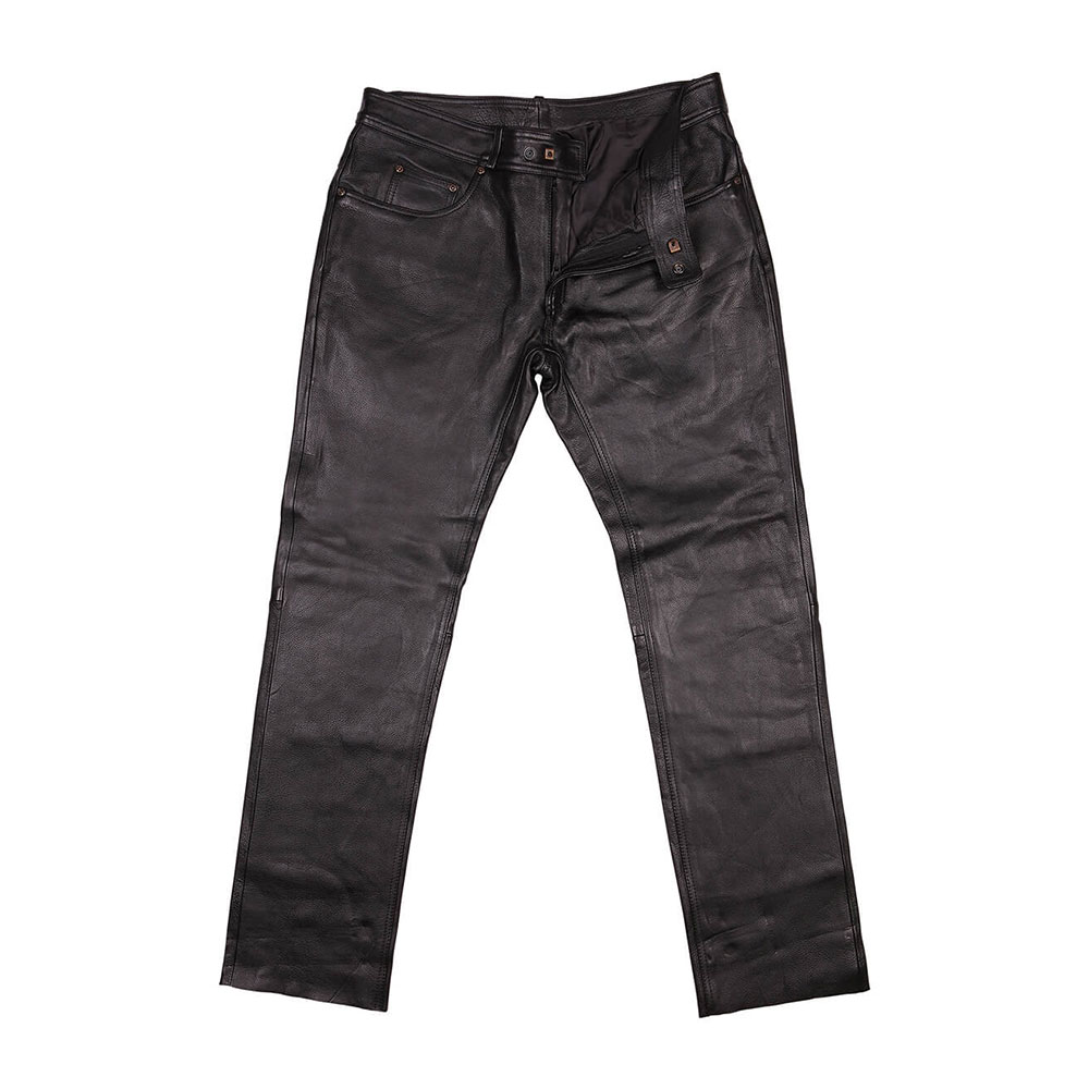 Kožne pantalone RYLEY crne XL MODEKA