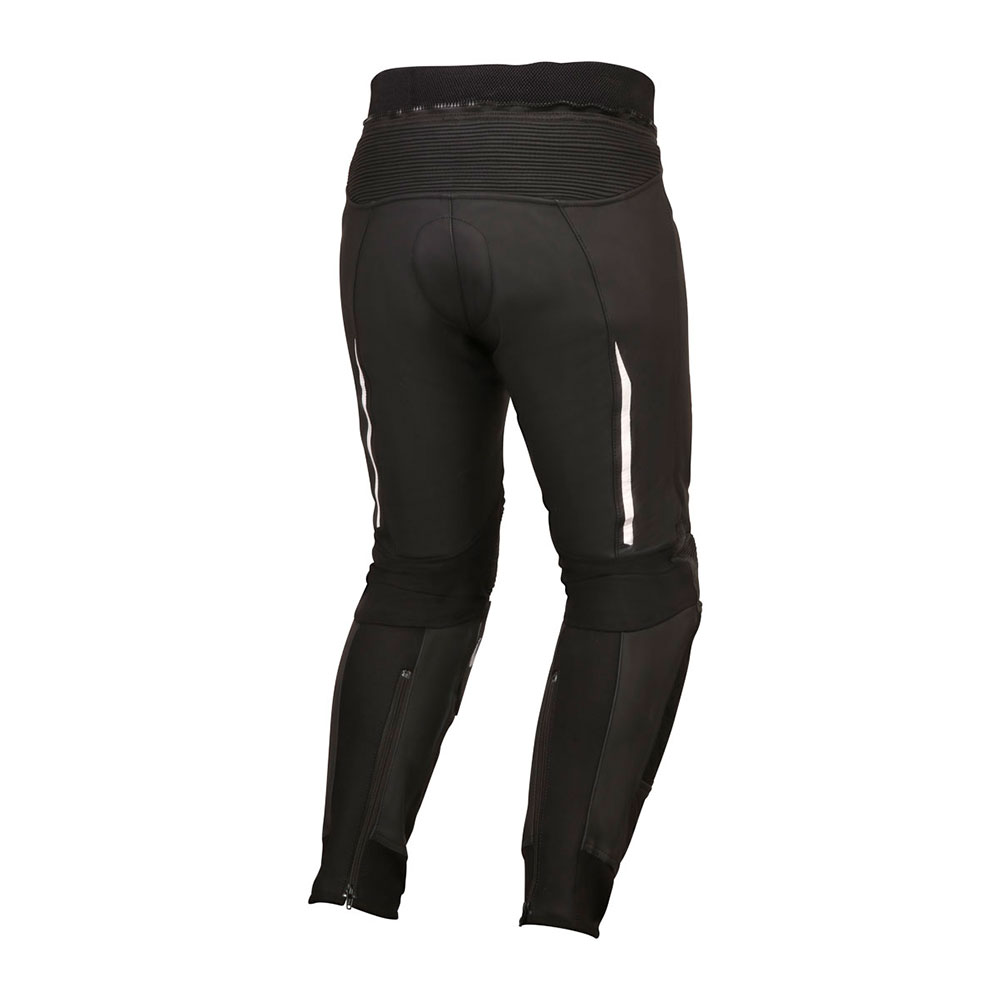Pantalone kožne VALYANT crno bele L MODEKA