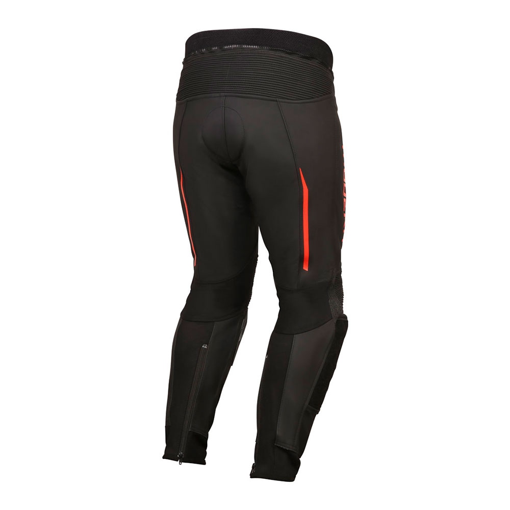 Pantalone kožne VALYANT crno crvene L MODEKA