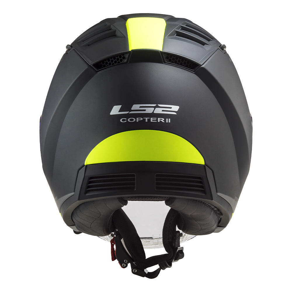 Kaciga LS2 Jet OF600 COPTER II URBANE  mat crno žuta sa naočarima XL