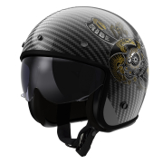 Kaciga LS2 Jet OF601 BOB II CARBON CUSTOM XXL