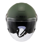 Kaciga LS2 Jet OF620 CLASSY MATT MILITARY zelena XL