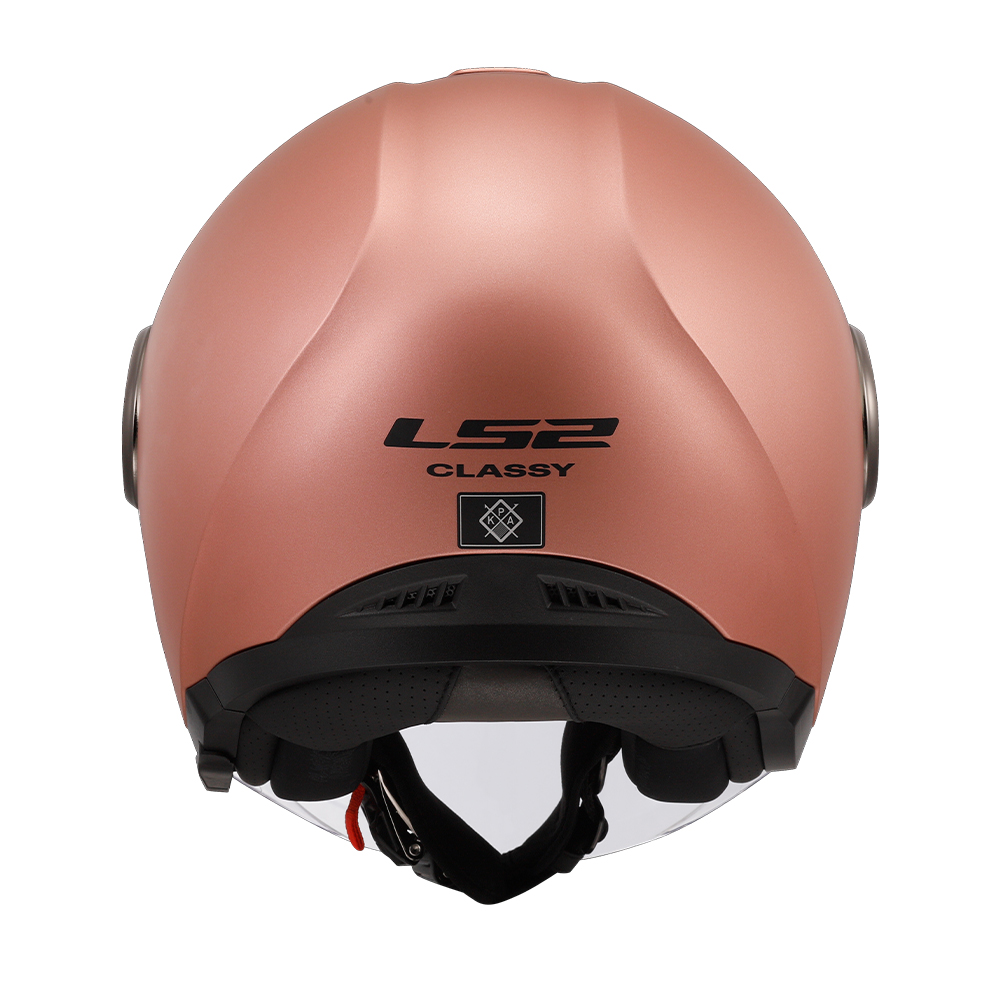 Kaciga LS2 Jet OF620 CLASSY GOLD PINK mat roza L