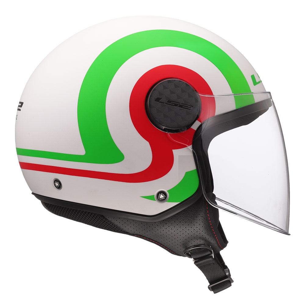 Kaciga LS2 Jet OF558 SPHERE LUX II URBY belo zelena XL