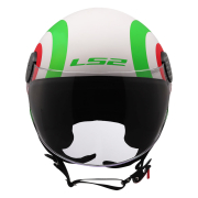 Kaciga LS2 Jet OF558 SPHERE LUX II URBY belo zelena XL