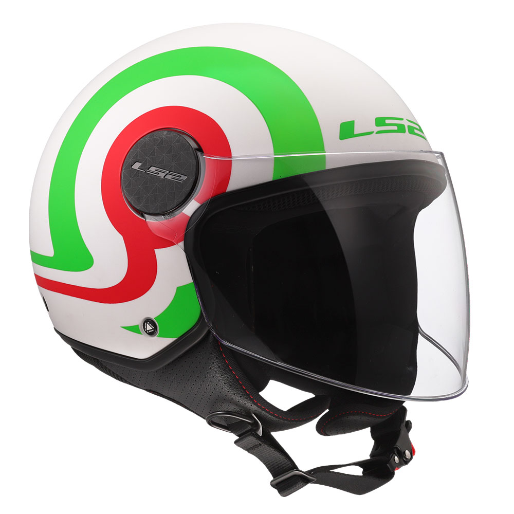 Kaciga LS2 Jet OF558 SPHERE LUX II URBY belo zelena XL