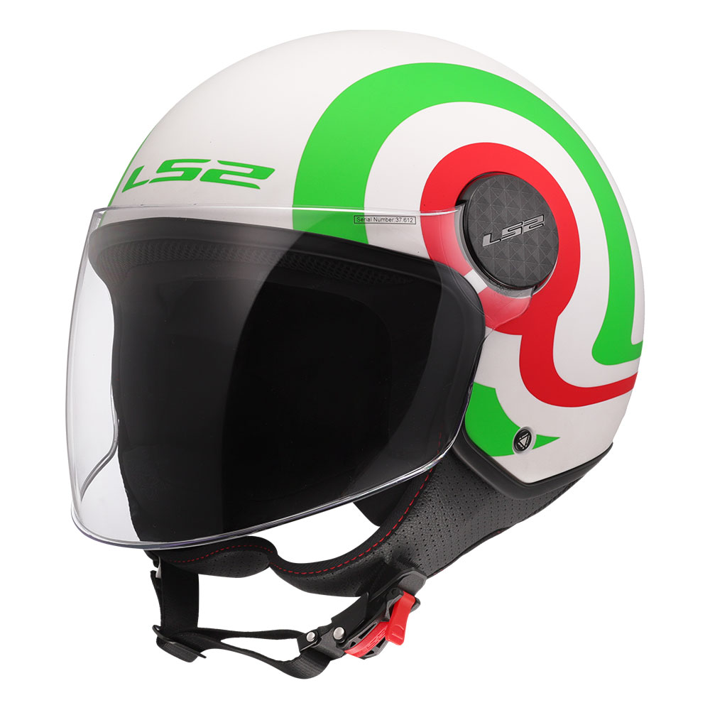 Kaciga LS2 Jet OF558 SPHERE LUX II URBY belo zelena XL
