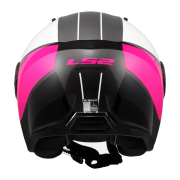 Kaciga LS2 Jet OF616 AIRFLOW II COVER belo roza M