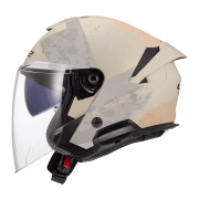 Kaciga LS2 Jet OF618 VERSO II AQUA IVORY boja peska XL