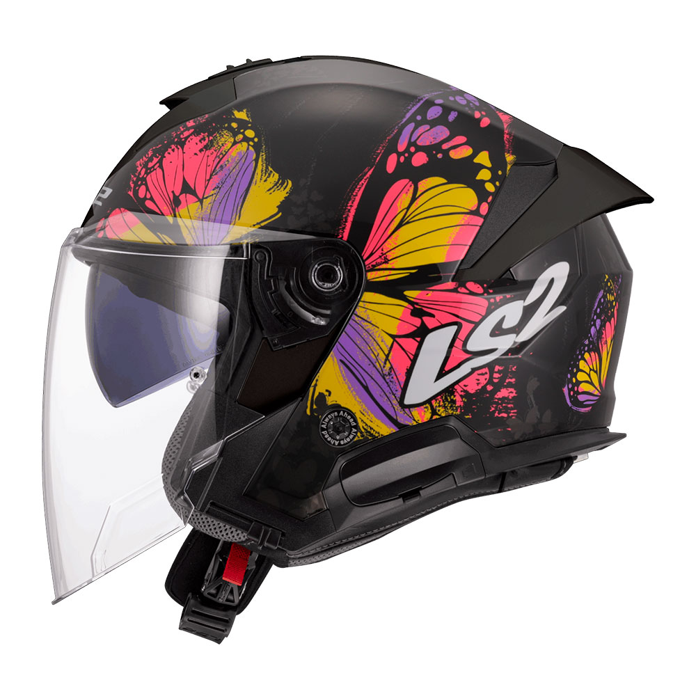 Kaciga LS2 Jet OF618 VERSO II WINGZ crno žuta S