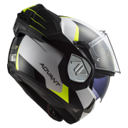 Kaciga LS2 Flip Up FF906 ADVANT CODEX belo crna sa naočarima XL