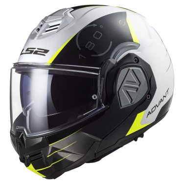 Kaciga LS2 Flip Up FF906 ADVANT CODEX belo crna sa naočarima XL