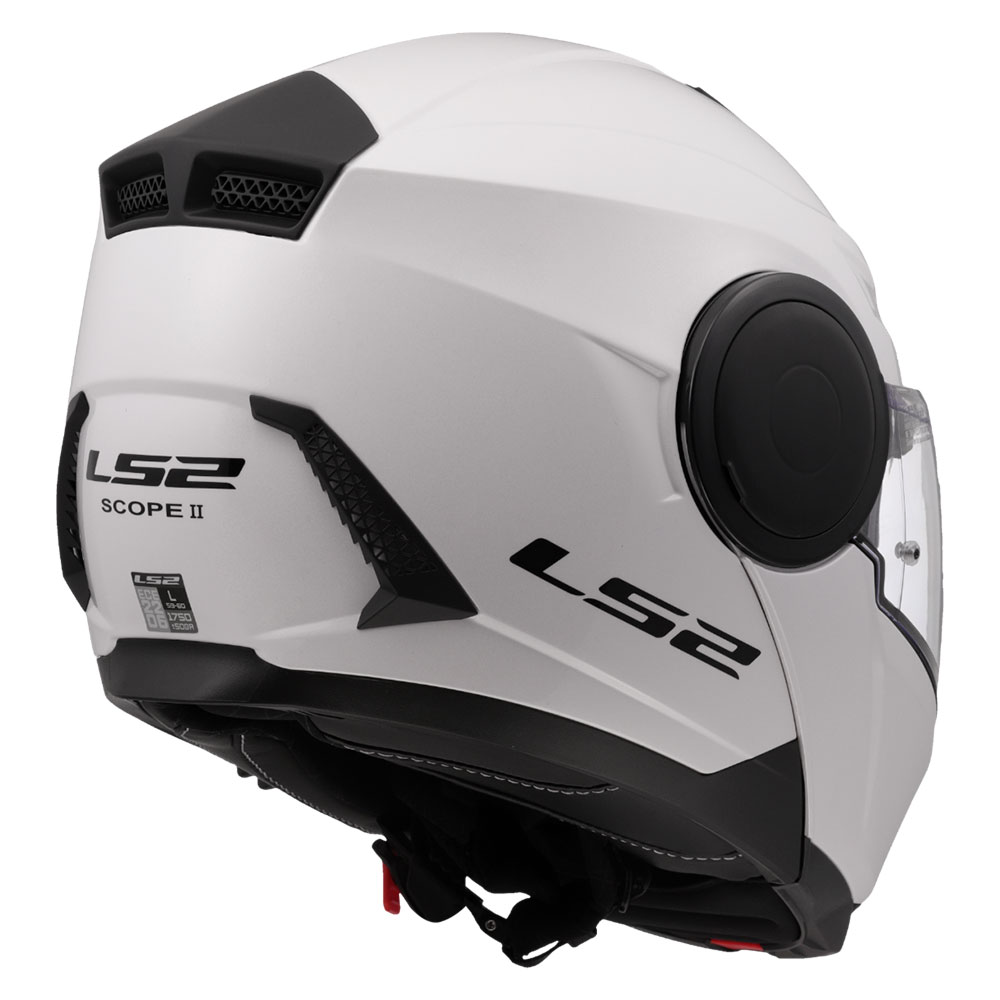 Kaciga LS2 Flip Up FF902 SCOPE II SOLID bela XXL