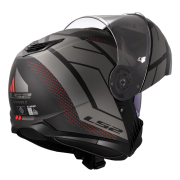 Kaciga LS2 Flip Up FF908 STROBE II CODE crno siva 3XL