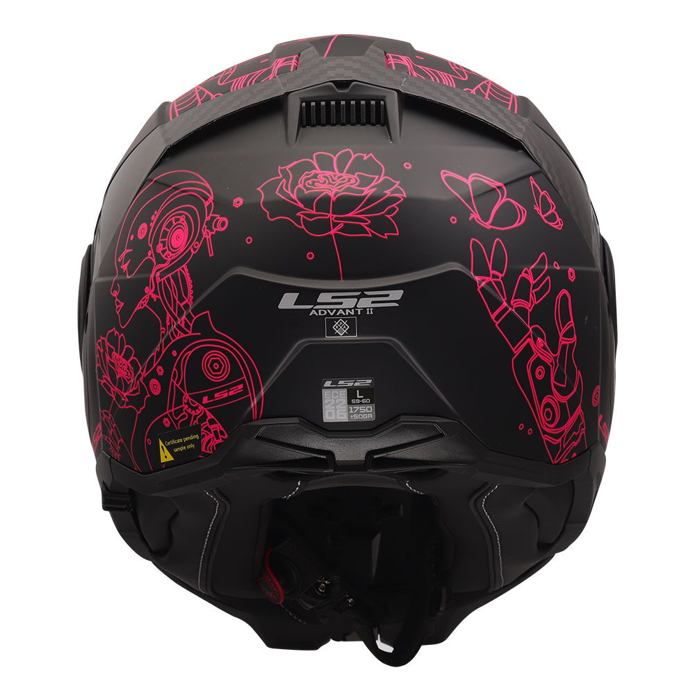 Kaciga LS2 Flip Up FF910 ADVANT II SOPHIA crno roza L