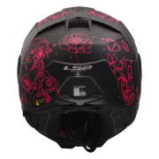 Kaciga LS2 Flip Up FF910 ADVANT II SOPHIA crno roza