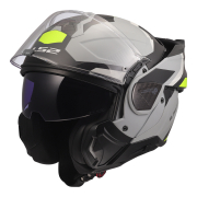 Kaciga LS2 Flip Up FF910 ADVANT II TRIPLE LIGHT siva