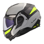 Kaciga LS2 Flip Up FF910 ADVANT II TRIPLE LIGHT siva