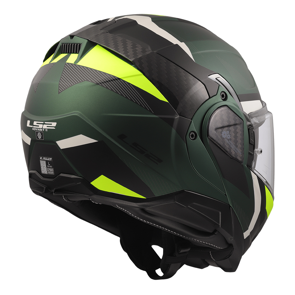 Kaciga LS2 Flip Up FF910 ADVANT II TRIPLE OLIVE 3XL